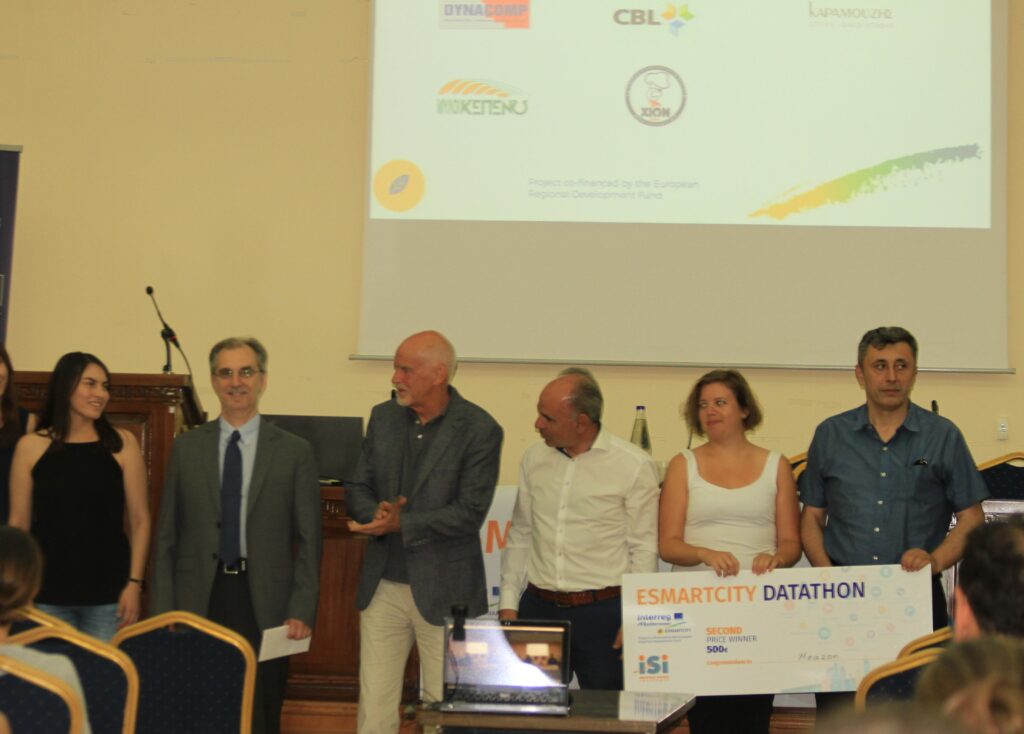 Meazon was honoured with the 2nd prize in the Esmartcity.MED Datathon